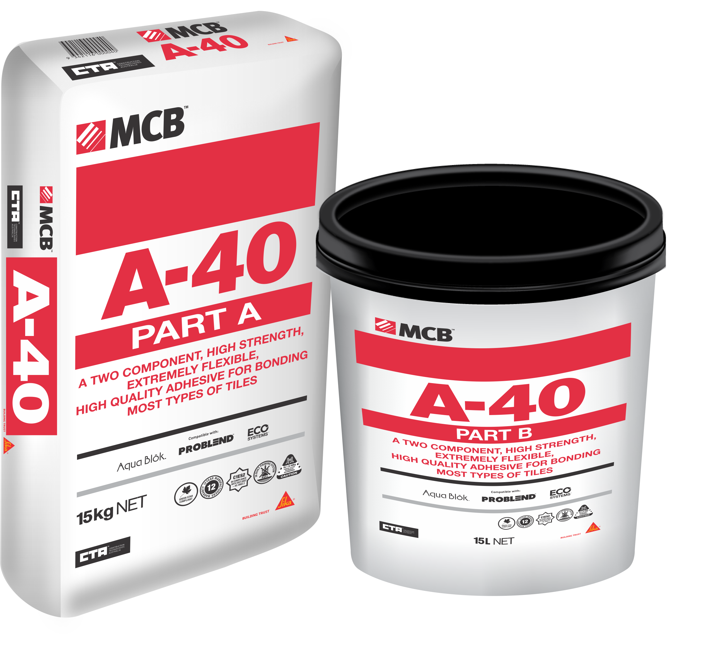 CTA MCB A40 15L Liquid Tile Adhesive TradieCart