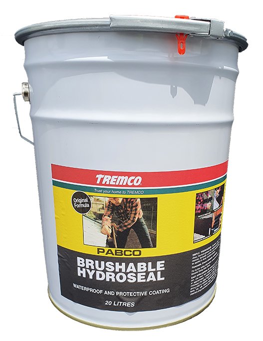 Tremco Brushable Hydroseal Black 15 Litres Bitumen Based Waterproofing