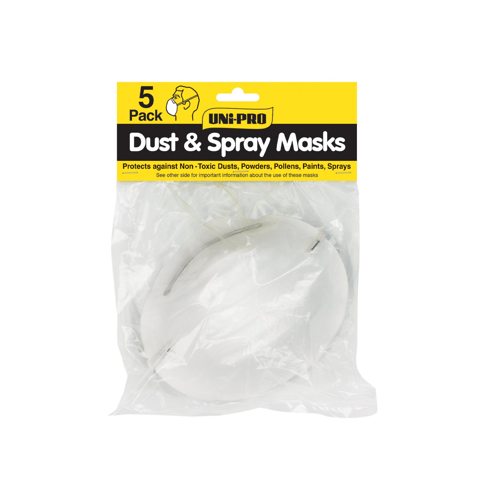 Uni Pro Dust Masks 5 Pack TradieCart