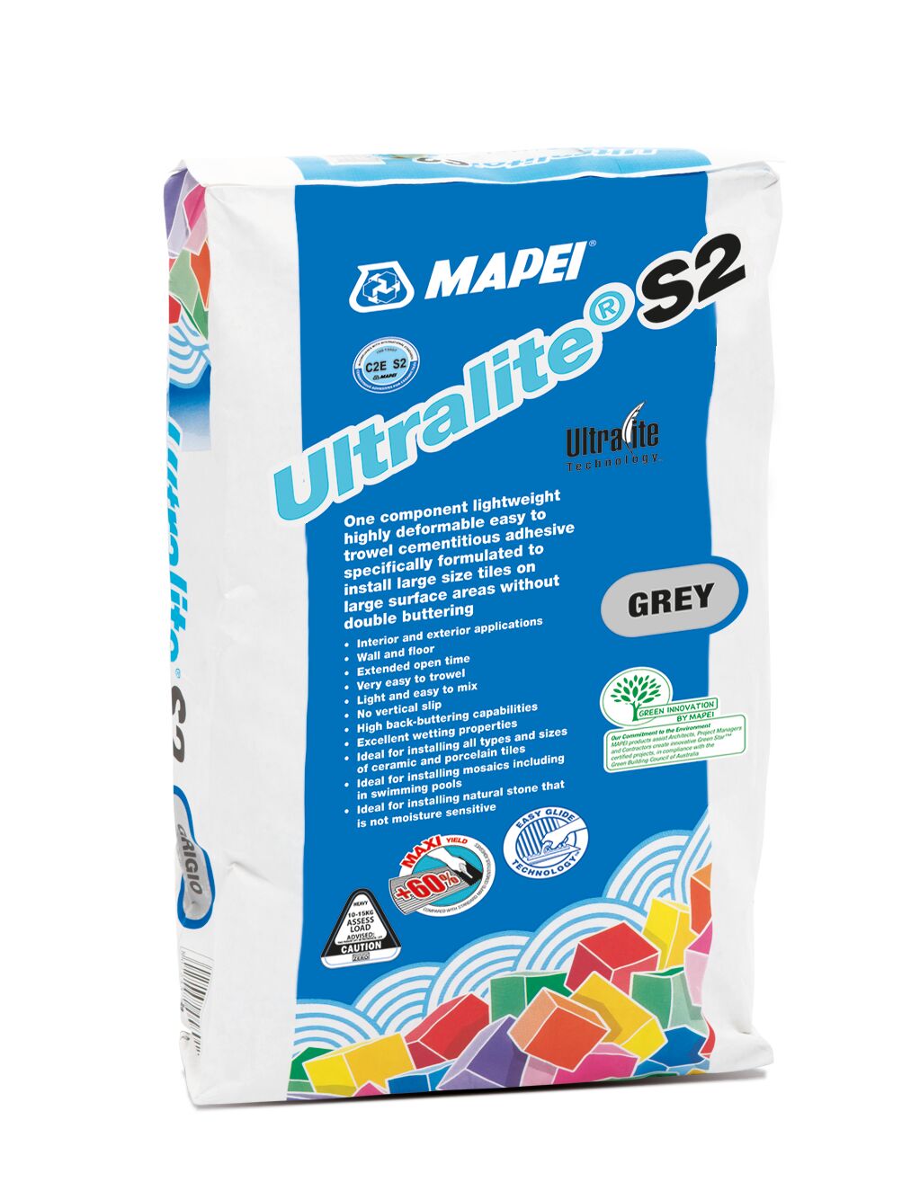 Mapei Ultralite S2 T Flex White 13.5kg Lightweight Tile Adhesive TradieCart