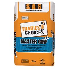 SAS Tradies Choice Mastergrip Lite 15kg Polymer Modified Tile Adhesive - Tradie Cart