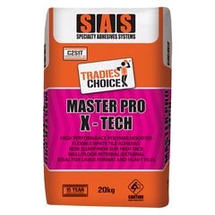 SAS Tradies Choice Master Pro X-Tech 20kg Tile Adhesive - Tradie Cart