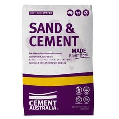 Cement Australia Sand & Cement 20kg - Tradie Cart