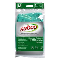 Sabco Chemical Resistant Gloves Medium (Size 8) - Tradie Cart