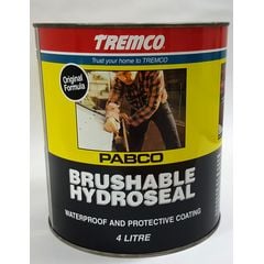 Tremco Brushable Hydroseal Black 4 Litres Bitumen Based Waterproofing Sealant - Tradie Cart