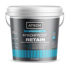 TradieCart:Atech Atechproof RETAIN Black 17.5 Litres Bitumen Membrane