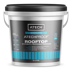 TradieCart:Atech Atechproof ROOFTOP Grey 15 Litres UV Stable Waterproofing Membrane