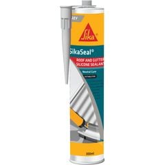 Sika Sikaseal Roof & Gutter Clear 300ml Cartridge (Box of 12) Sealant - Tradie Cart