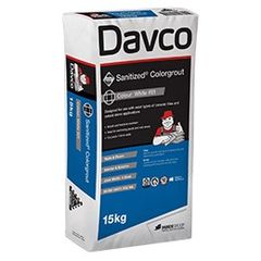 Davco Sanitized Colorgrout #01 White 5kg Tile grout - Tradie Cart