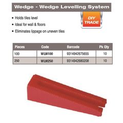 DTA Wedge Levelling Wedges  250pcs - Tradie Cart