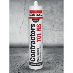 Soudal Contractors 701 NS Almond ivory 300ml Cartridge Silicone - Tradie Cart