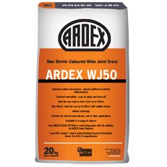 Ardex WJ 50 Mid Grey 20kg Wide Joint Grout - Tradie Cart