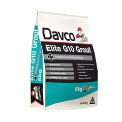 Davco Elite G10 Grout #101 Blackest Black 5kg Tile grout - Tradie Cart