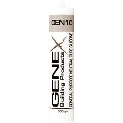 SA Genex General Purpose Black 300ml Cartridge Neutral Cure Silicone - Tradie Cart