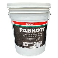 Tremco Pabkote 5 Black 20 Litres Fibre Reinforced Economical Brush On Bituminous Emulsion - Tradie Cart