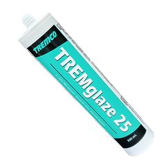 Tremco TREMglaze 25 Translucent 300ml Cartridge (Box of 25) Neutral Cure Glazing Sealant - Tradie Cart
