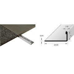 BAT Stainless Steel Tiling Angle 10mm X 3m - Tradie Cart