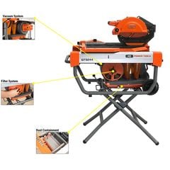 IQ Power Tools iQTS244 Dry Cut 254mm Tile Saw - Tradie Cart