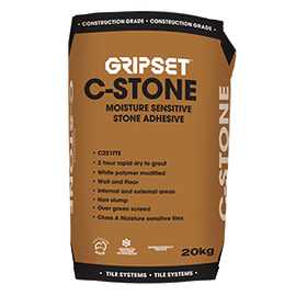 Gripset C-Stone 20kg Moisture Sensitive Stone Adhesive - Tradie Cart