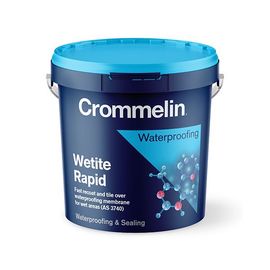 Crommelin Wetite Rapid Grey 15 Litres Waterproofing - Tradie Cart