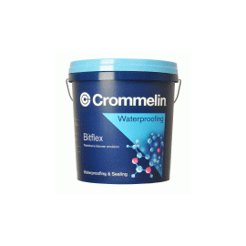 Crommelin Bitflex Black 15 Litres Waterproofing - Tradie Cart