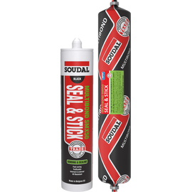 TradieCart - Soudal SMX50 Seal & Stick Concrete Grey 600ml Sausage (Box of 12) Sealant