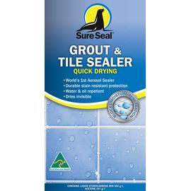 Sure Seal Grout, Tile & Stone Sealer Quick Drying Aerosol 300gm - Tradie Cart