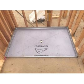 Multipanel Shower Base Centre Waste 900mm X 900mm X 25mm - Tradie Cart