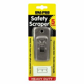 TradieCart: Uni Pro Heavy Duty Safety Scraper With 5 Blades