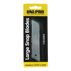 TradieCart: Uni Pro Large Snap Knife Replacement Blade Packs 5 Pack