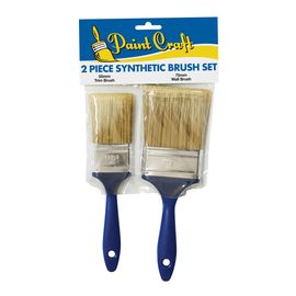 TradieCart: Uni Pro Paint Craft Synthetic Brush 2 Piece Set