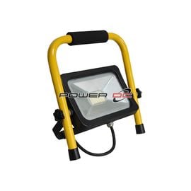 Power DC Ultracharge Led Flood Light 30 Watts with Stand Yellow - Tradie Cart