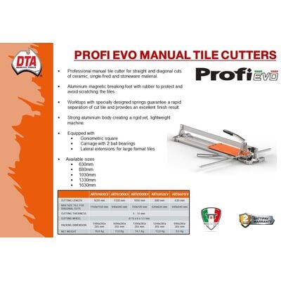 630mm deals tile cutter