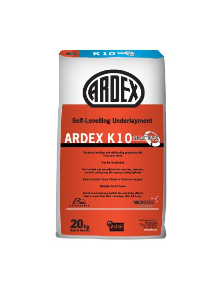 Ardex K10 Reactiv8 20kg Floor Levelling - Tradie Cart