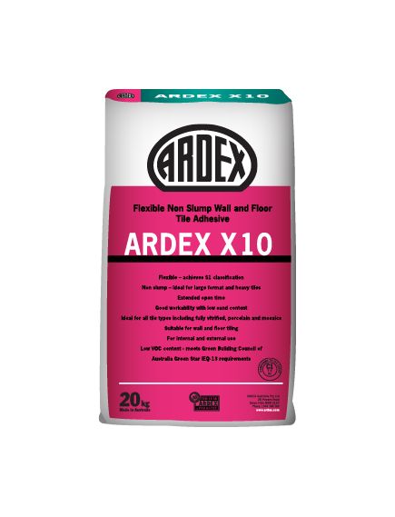 Ardex X10 20kg Polymer Modified Tile Adhesive - Tradie Cart