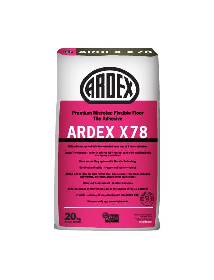 Ardex X78 20kg Polymer Modified Tile Adhesive - Tradie Cart