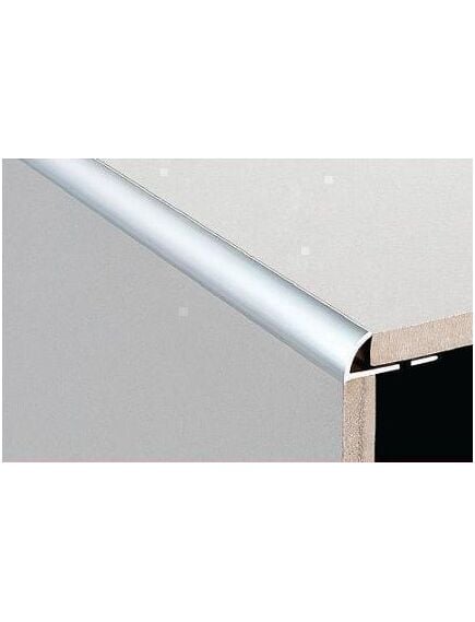 DTA Aluminum Round Edge Tiling Angle Bright Silver 6mm X 3m - TradieCart