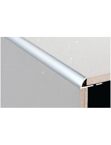 DTA Aluminum Round Edge Tiling Angle Matte Silver 8mm X 3m - Tradie Cart