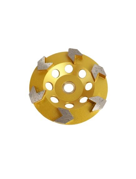 DTA Diamond Grinding Disc Arrow Cup 125mm Course - Tradie Cart