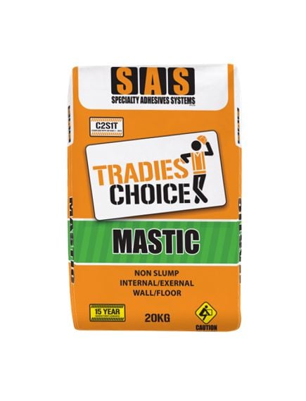 SAS Tradies Choice Mastic 20kg Tile Adhesive - Tradie Cart