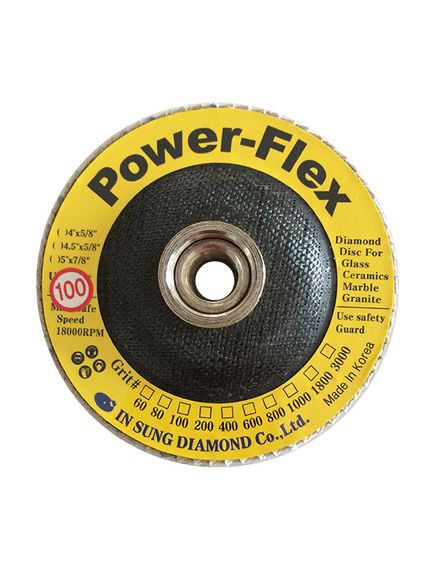 Swarmer Power-Flex Mop Disc M14 Thread 4" 100 Grit - Tradie Cart