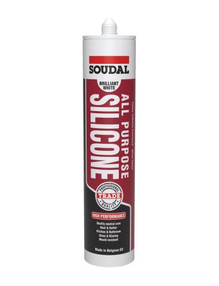 Soudal All Purpose Silicone Grey 300ml - Tradie Cart