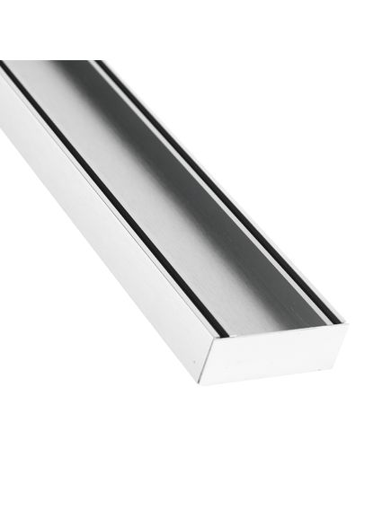 Lauxes Aluminum Tile Insert Plus Silk Silver 100mm X 35mm - Tradie Cart