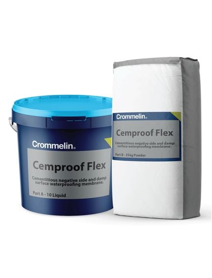 Crommelin Cemproof Flex Grey 35kg 2 Part Cement Based Membrane - Tradie Cart