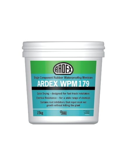 Ardex WPM 179 Black 15 Litres Rubber Waterproofing Membrane - Tradie Cart