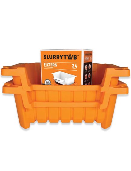 TradieCart: SLURRYTUB Trade Twin Kit 2x Tubs & Filter 24 Pack