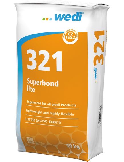 Wedi 321 Superbond Lite 10Kg Tile adhesive C2S2