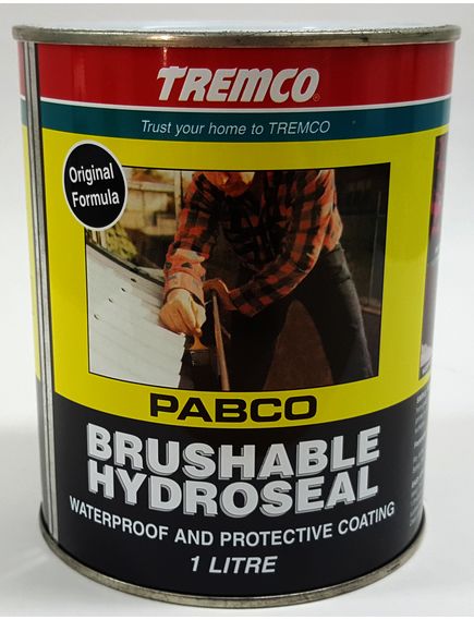 Tremco Brushable Hydroseal Black 1 Litre Bitumen Based Waterproofing Sealant - Tradie Cart
