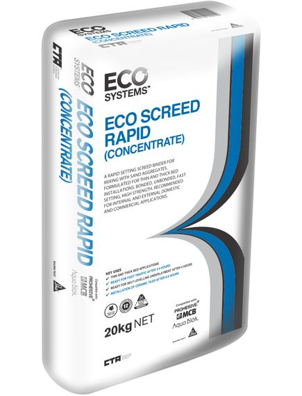 Sika Eco Systems Eco Screed Rapid (Concentrate)  20kg - Tradie Cart
