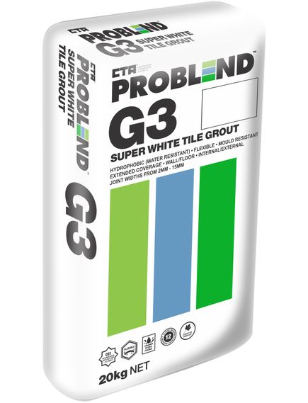 CTA G3 White Grout  20kg Tile grout - Tradie Cart
